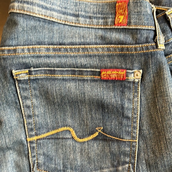 Vintage 7 For All Man Kind Bootcut Jeans - Picture 9 of 9